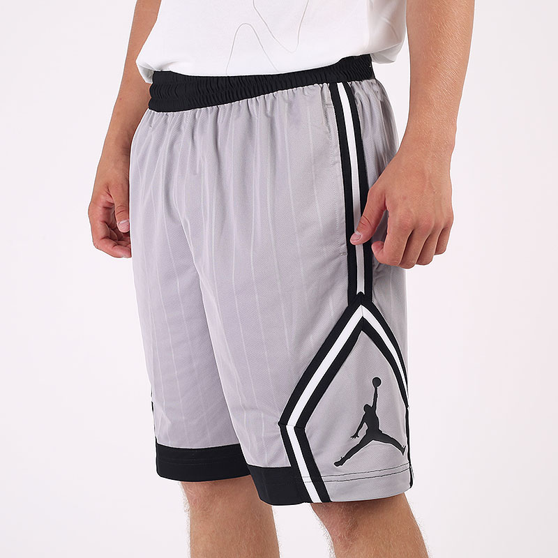 мужские серые шорты  Jordan Jumpman Diamond Striped Short CD4908-059 - цена, описание, фото 1